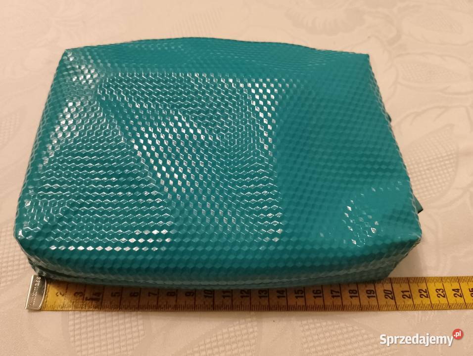 KOSMETYCZKA turkusowa Collistar z fakturą na Oborniki