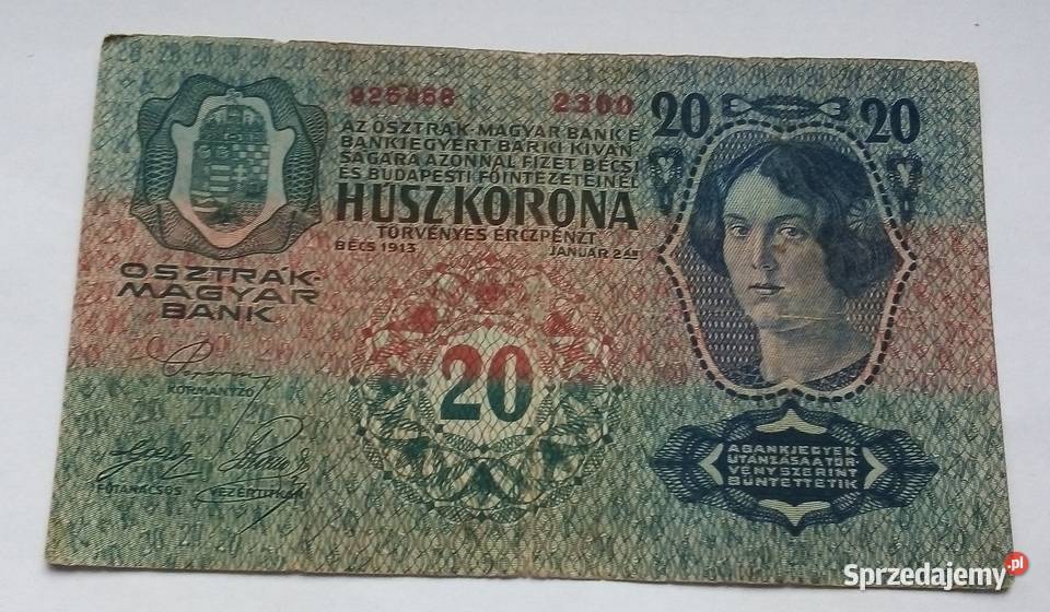 AUSTROWĘGRY20 KORON1913 r Legionowo