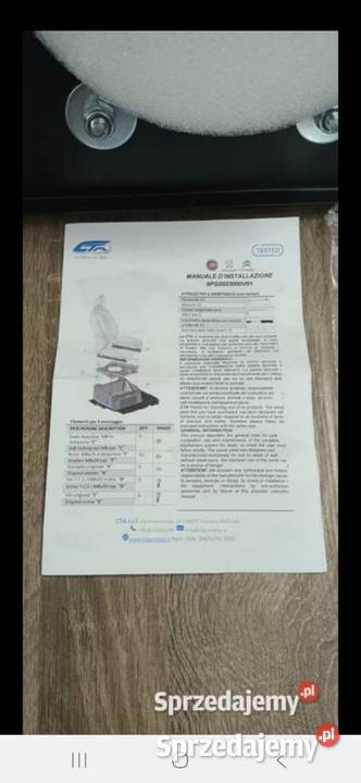 Obrotowa podstawa CTA Ducato łódzkie Kutno