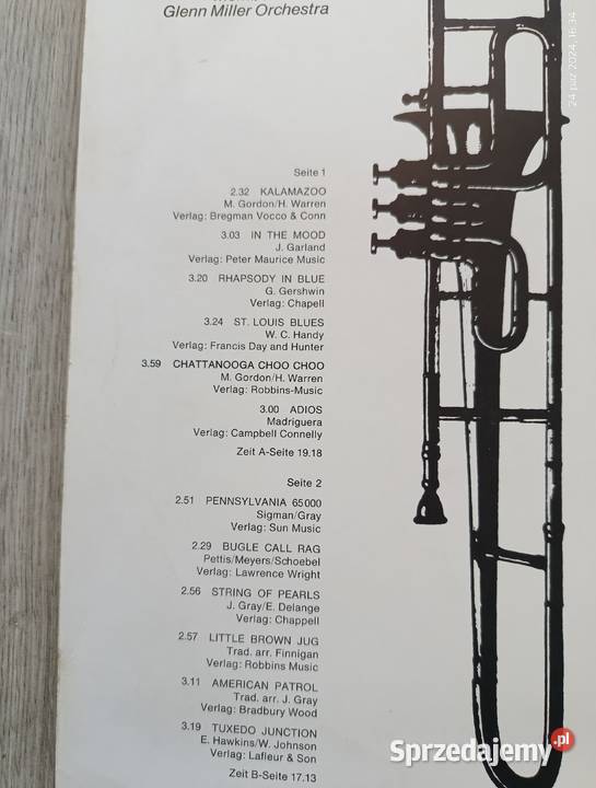 Album winylowy Glenn Miller Orchestra wielkopolskie Wronki