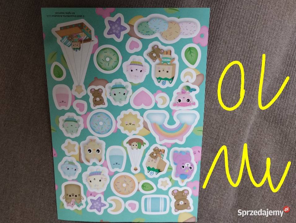 Dziewczynki stworki naklejki Siemiatycze