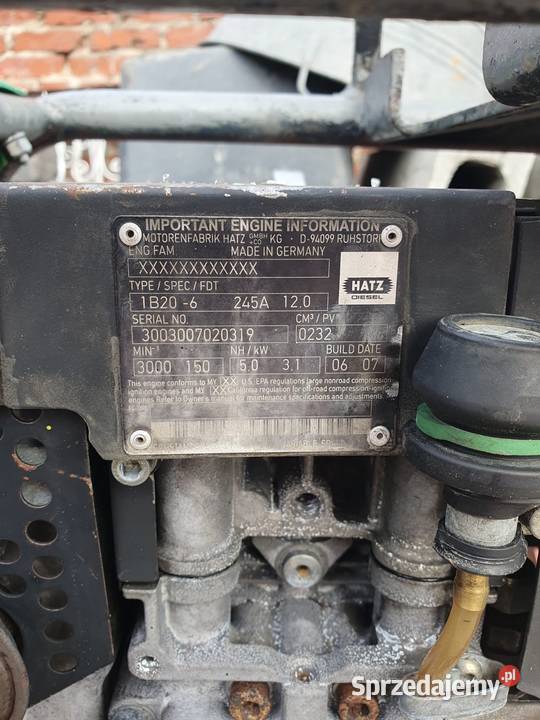 Silnik Hatz 1B20 Głogówek