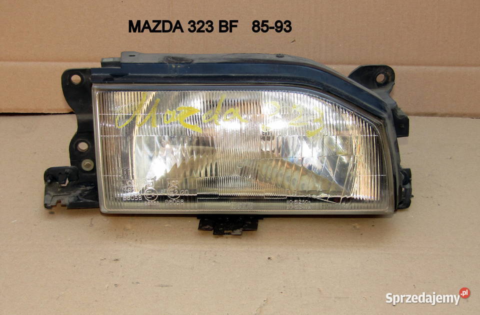 LAMPA PRZEDNIA PRAWA MAZDA 323 BF 8593 KOITO Rok produkcji 1985 łódzkie Mysłaków