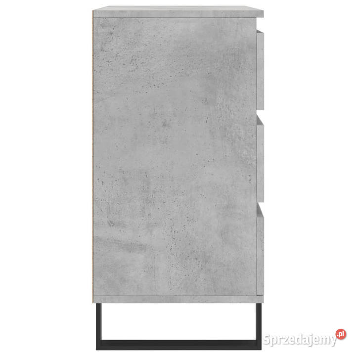 Komoda szarość betonu 60x35x70 materiał
