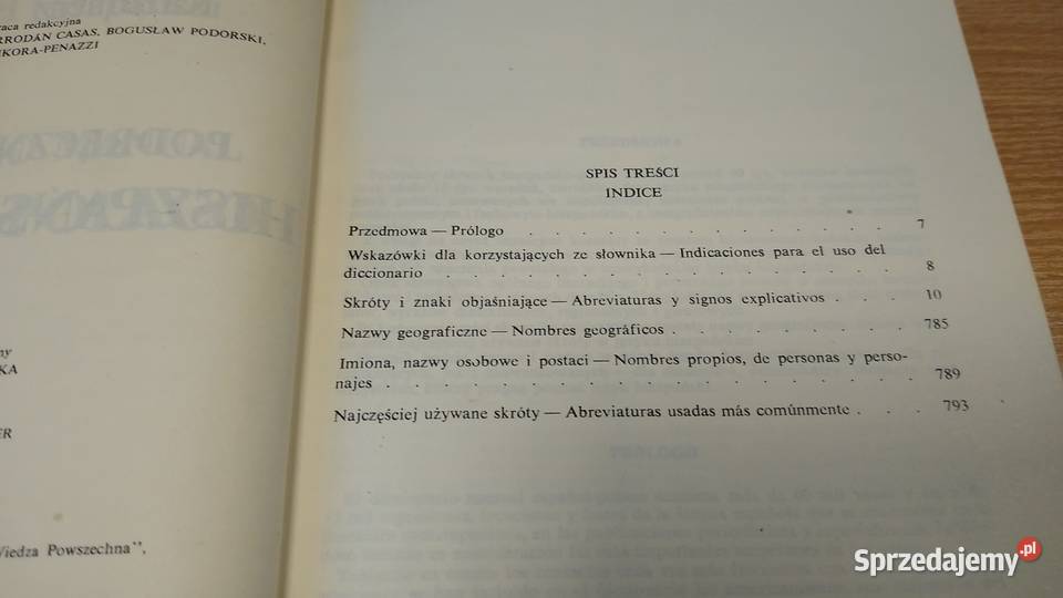 Podręczny słownik hiszpańskopolski Stanisław Książki do nauki języka obcego pomorskie Gdańsk