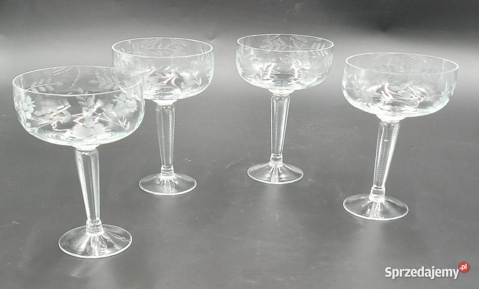 Kryształowe kieliszki Huta szkła Zawiercie Wrocław