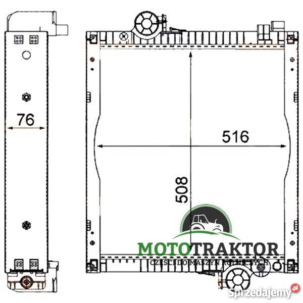Chłodnica wody Renault ARES 540 550 610 620 546 kujawsko-pomorskie