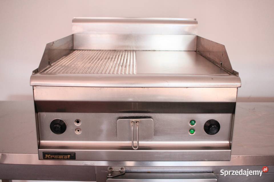 Płyta grillowa ryflowanogładka Kromet 8kW