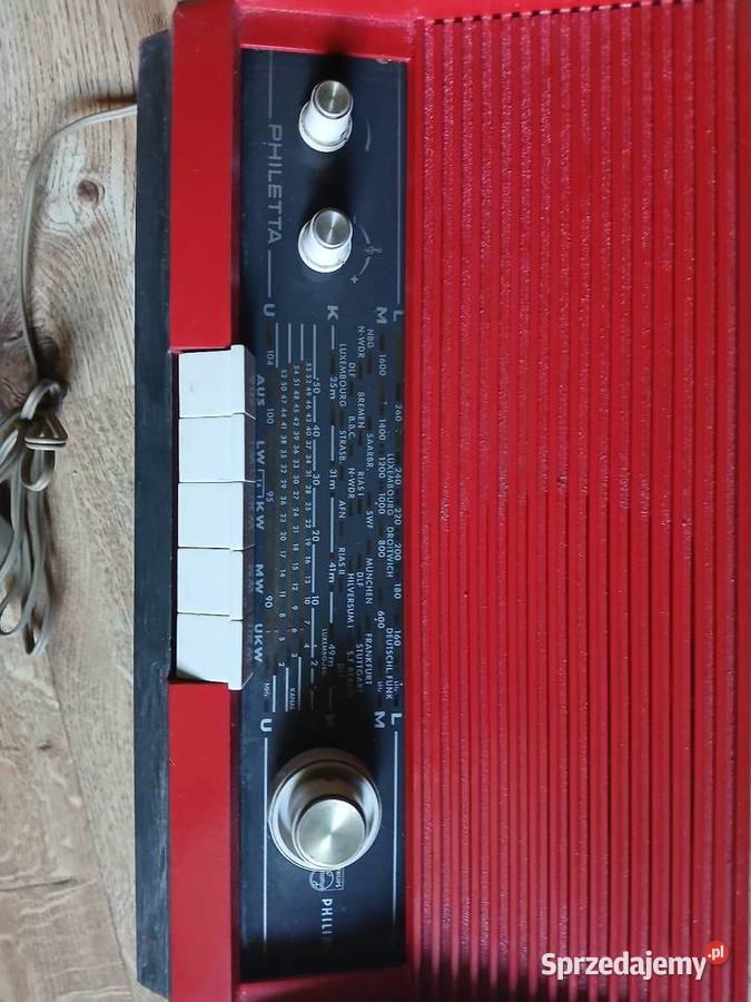 Radio lampowe firmy Philips Pchiletta Kraków