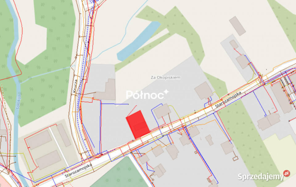 Działka pod inwestycję Starozamojska