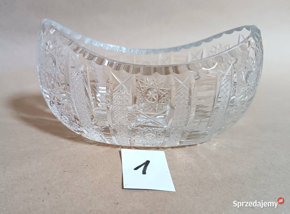 Misa kryształowa w kształcie łódki Opole sprzedam