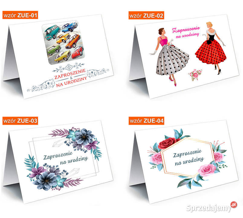 Zaproszenia na urodziny UNIWERSALNE ogólne na śląskie Dąbrowa Górnicza