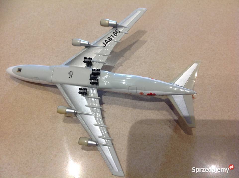 HERPA Model Samolotu JAL RESOHA JA 8186 metalowy Nowa Sól sprzedam