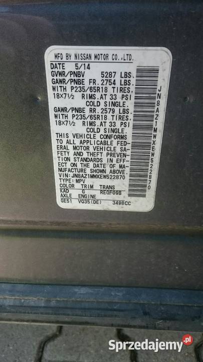 Nissan Murano automatyczna