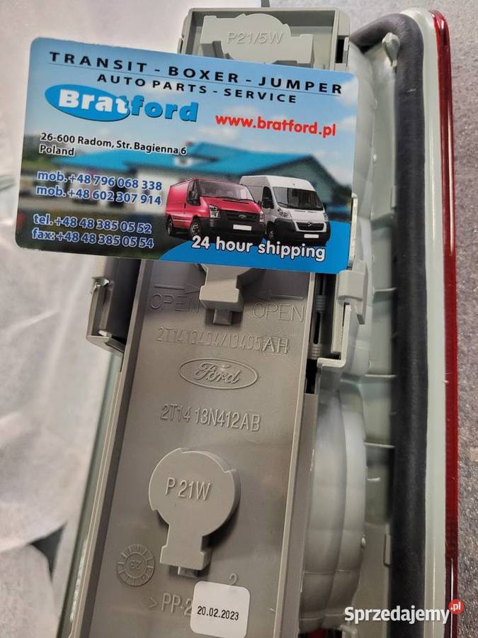 LAMPA TYŁ FORD CONNECT LEWA 2T1413405AG Pozostałe Radom