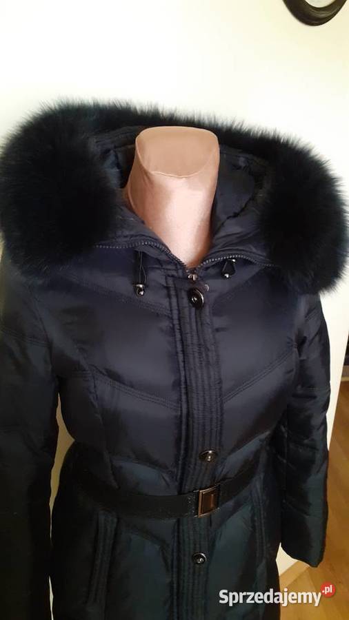Kurtka na puchu z lisem Zimowa  Kurtki i płaszcze Moda i Styl sprzedam