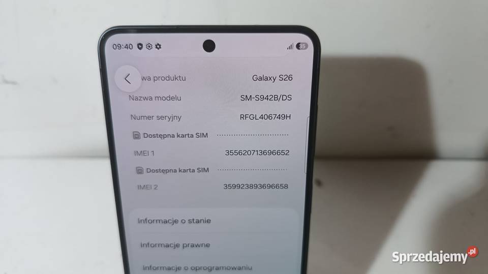 Smartfon SAMSUNG Galaxy S26 5G 12512GB Katowice