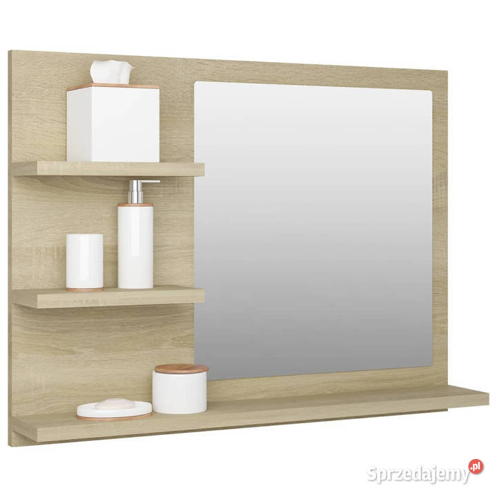 Lustro łazienkowe dąb sonoma 60x105x45 WM805009 Warszawa