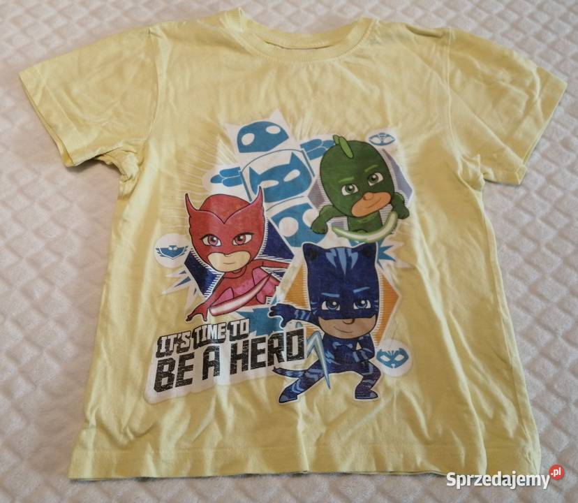 Koszulka żółta Tshirt Pidżamersi 128 E Plus M śląskie sprzedam