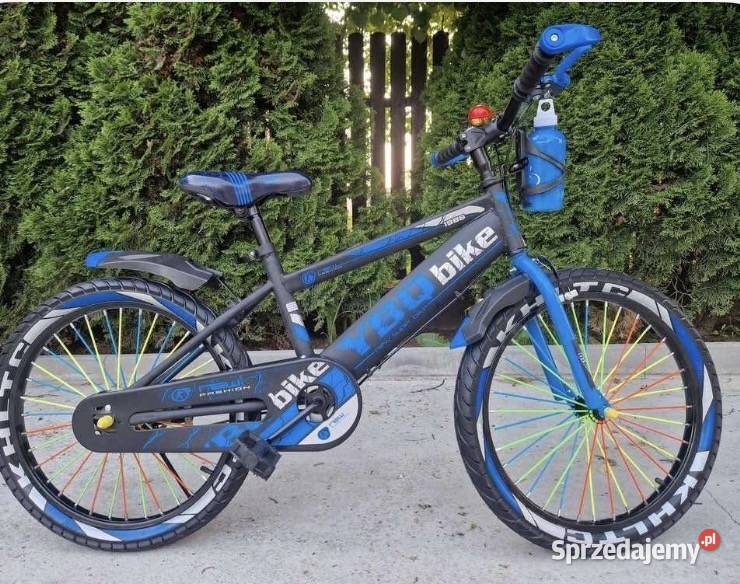 449 Rower 20 BMX niebieski i zielony Zabrze sprzedam