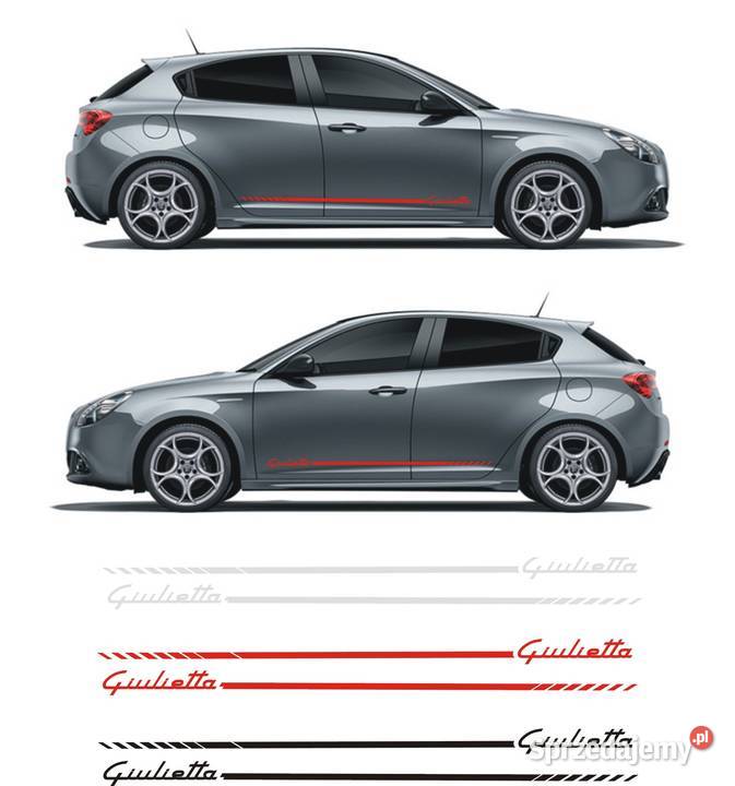 Giulietta Alfa Romeo Naklejki Pasy Boczne na Kraków