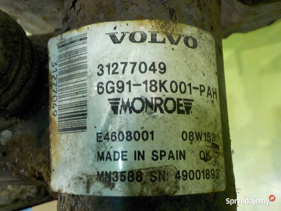 S80 II 24 D5 08r SEDAN 4D mcpherson amortyzator osobowe