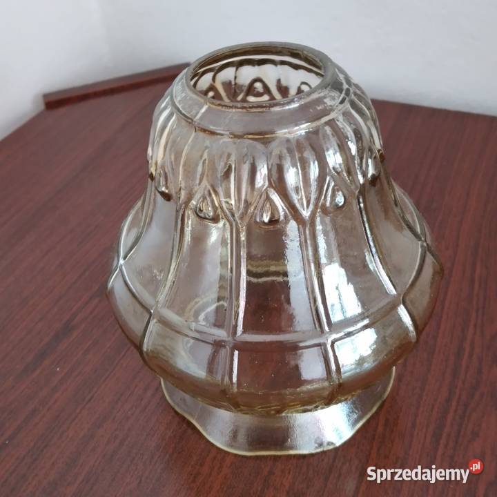 klosz szklany PRL Bukowno