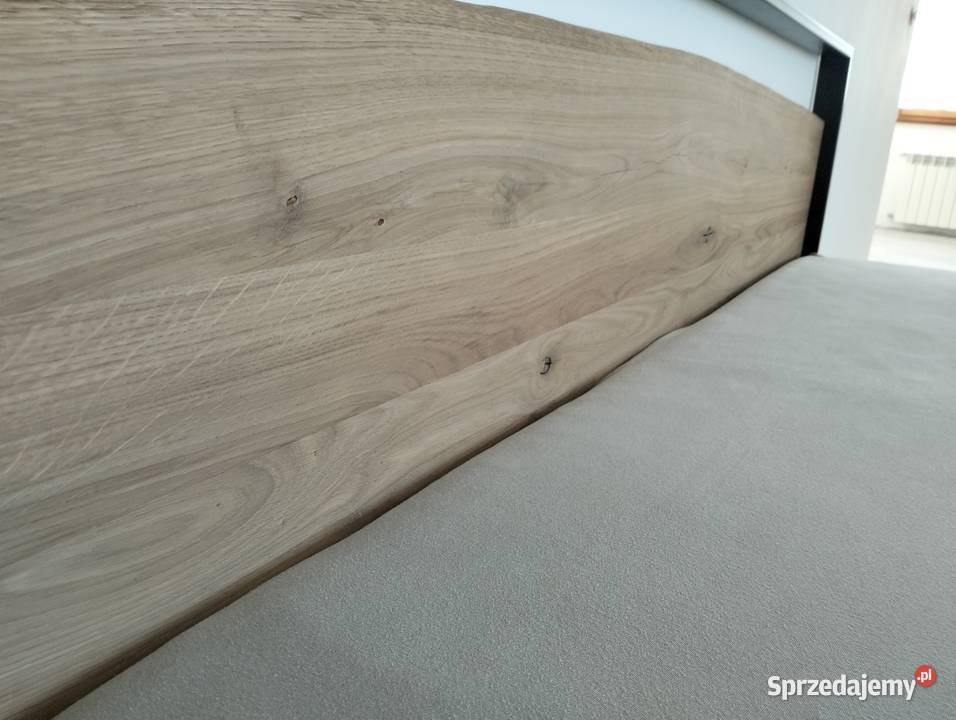 Łóżko drewniane dębowe LOFT 160180x200 z Bytów