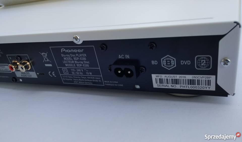 Pioneer BDPX300 UHD 3D DAC HiRes SACD komplet Dęblin