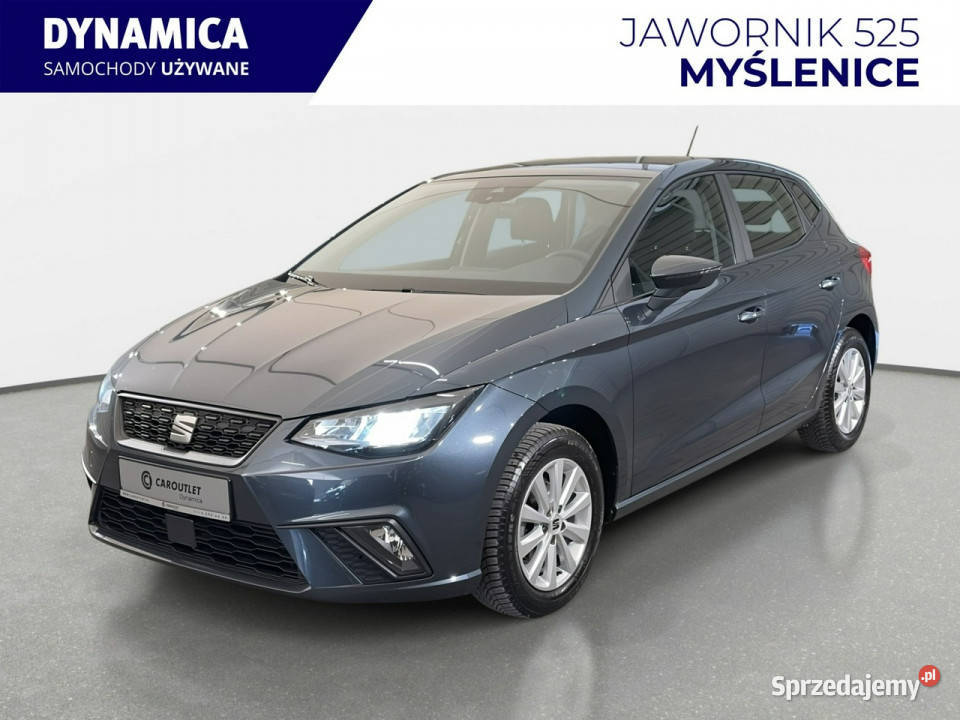 Seat Ibiza VAT 23 Style 10TSI 95 M5 2022 r salon centralny zamek małopolskie Myślenice
