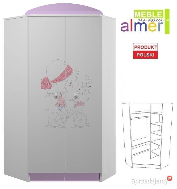 PRETTY GIRL 22 N28 szafa narożna dziecięca 95x95 Jaworzno