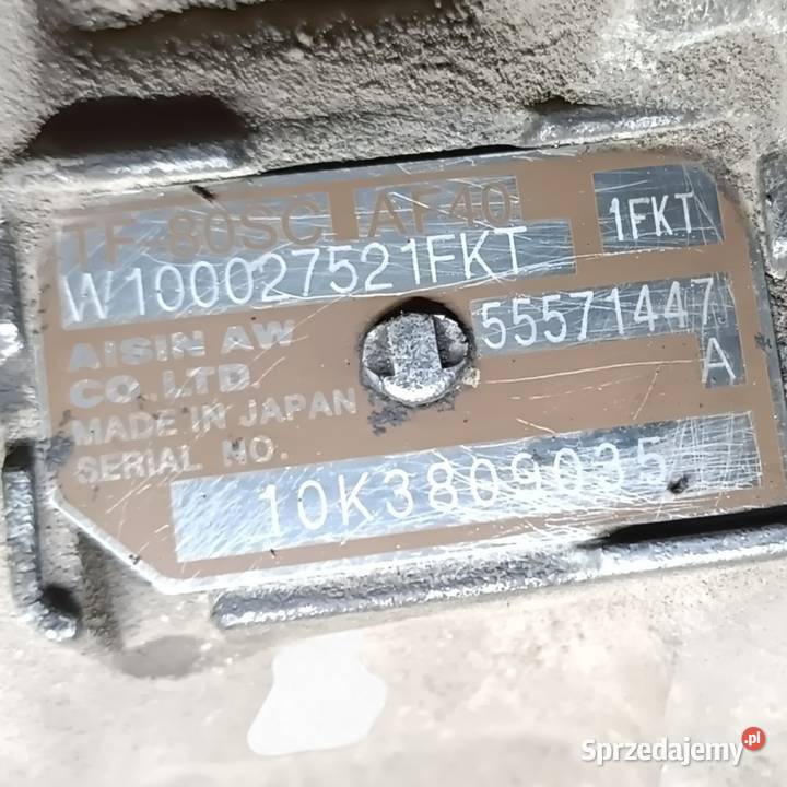 OPEL INSIGNIA 20CDTI SKRZYNIA BIEGÓW AUTOMAT Bydgoszcz