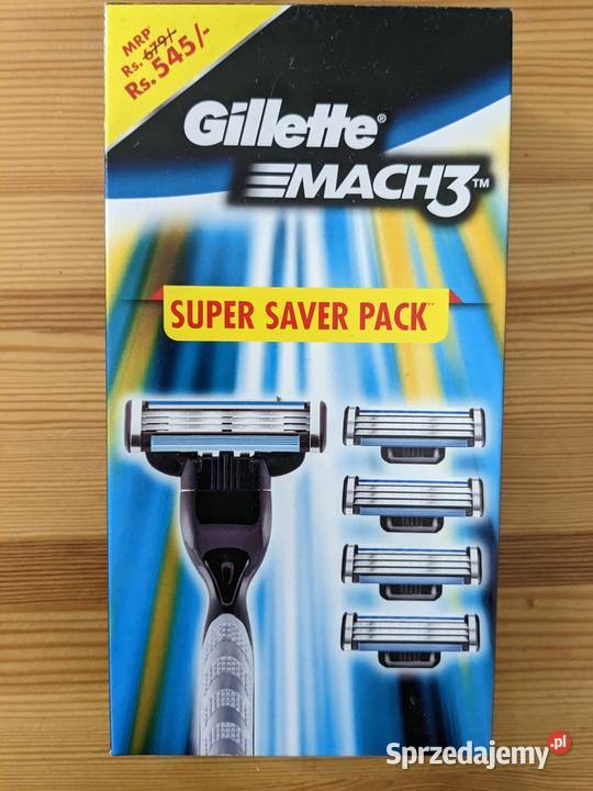 Gillette Mach3 Maszynka do golenia 5 ostrzy NOWA Warszawa