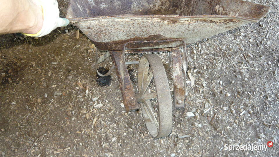 Taczka metalowa stara PRL żelazna do ogrodu na Pozostałe Sokółka
