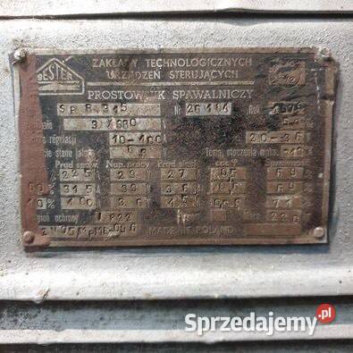 Prostownik spawalniczy Spawarka BESTER SPB 315 Opole Lubelskie