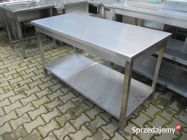 STÓŁ GASTRONOMICZNY CENTRALNY Z PÓŁKĄ 1507085 Ostrów Wielkopolski sprzedam