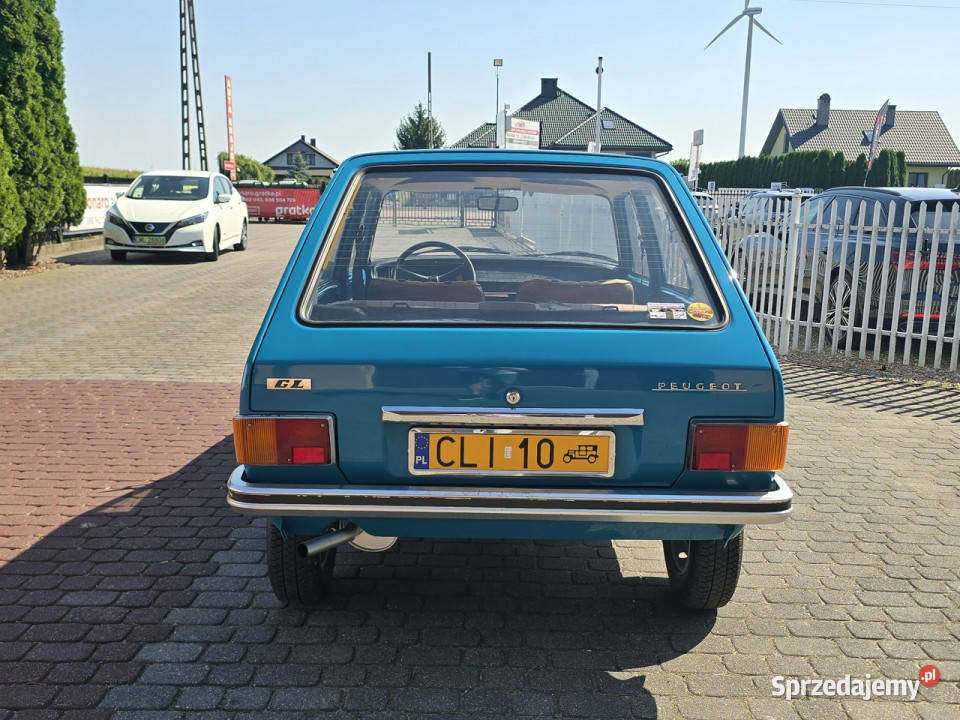Peugeot 104 Wersja GL Pojazd Zabytkowy 1977 zarejestrowany jako zabytek Włocławek