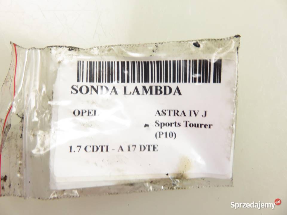 SONDA LAMBDA OPEL ASTRA J 17 CDTI 0281004417