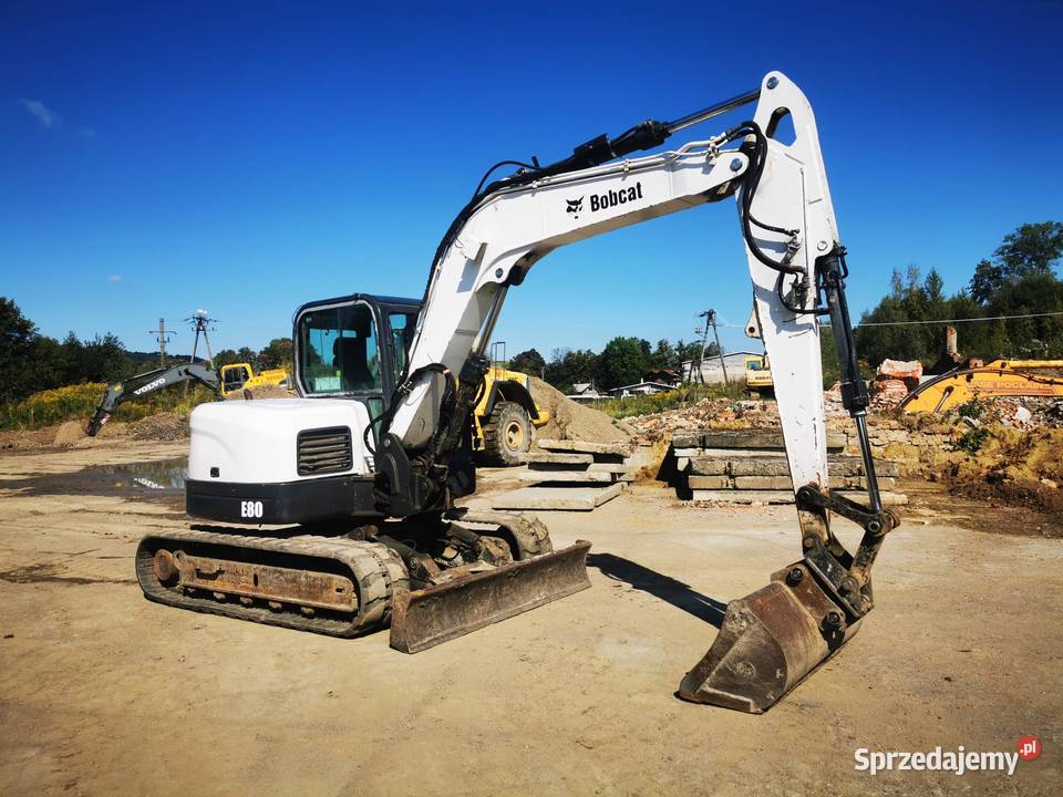 Bobcat E 80 Pług 3 Łyżki Klima Stan Cieszyn