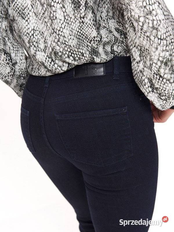 granatowe jeansy rurki Top Secret Olkusz sprzedam