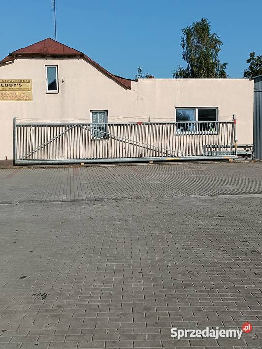 Brama z drutami kolczastymi stalowa długa ok 11 lubelskie Lubartów