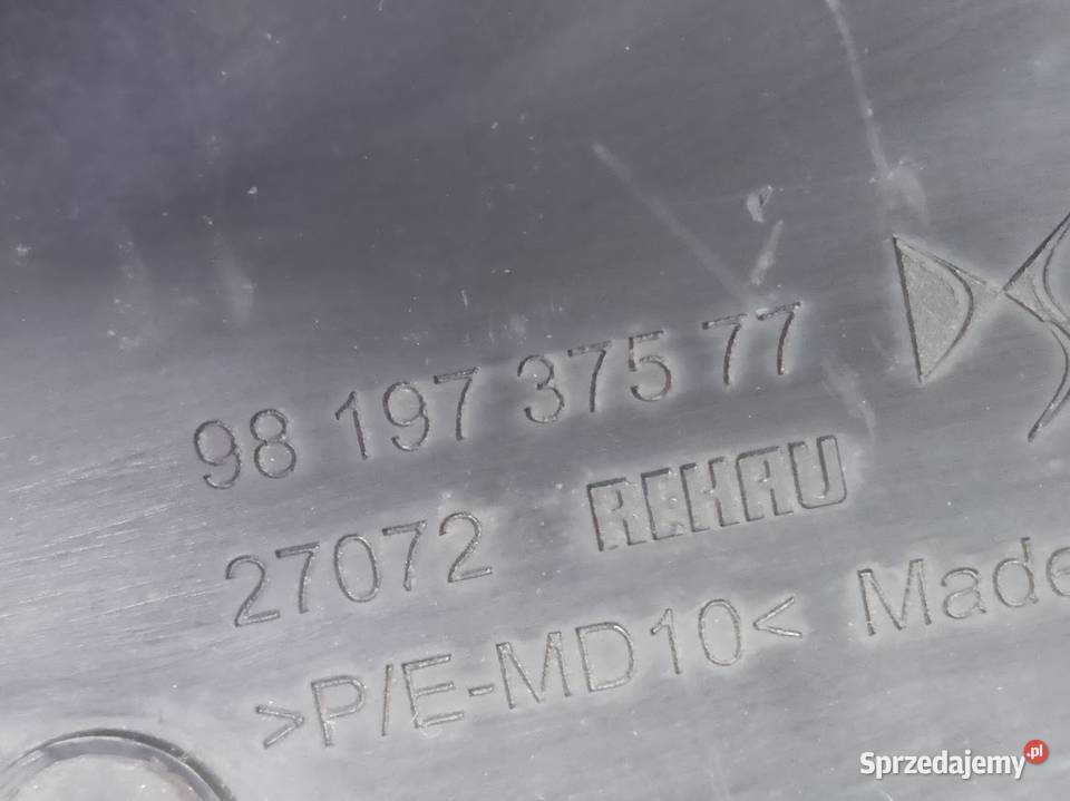 Ramka Podkładka Tablicy Rejestracyjnej Citroen wielkopolskie Pleszew