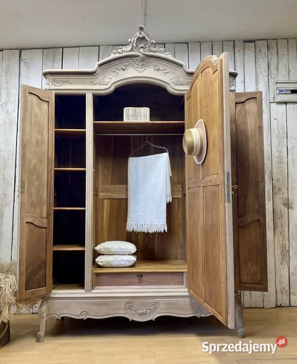 Szafa kremowa 3drzwiowa LUDWIK XV Francja 1908 Warszawa