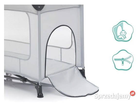 Łóżeczko turystyczne Nizza stone grey FilliKid Pokój dziecięcy Poznań sprzedam