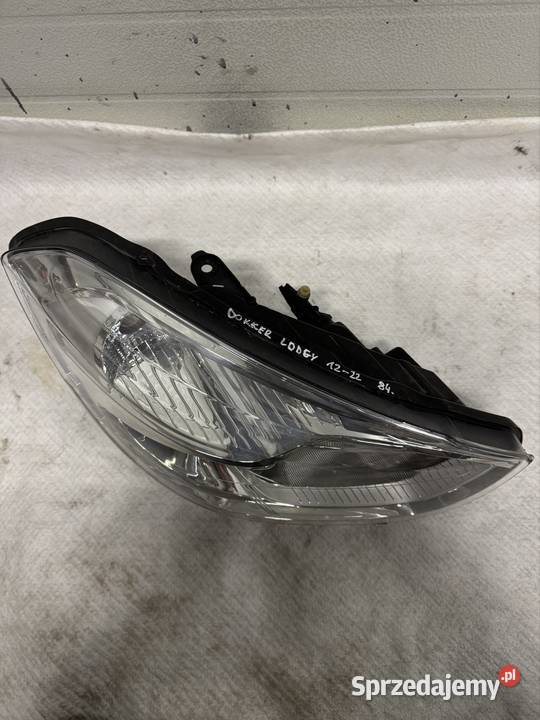 Lampa prawy przód Dacia Dokker Lodgy 1222 śląskie Jasienica sprzedam