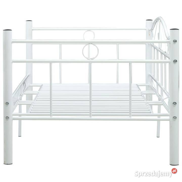vidaXL Rama leżanki biała metalowa 90 x 200 Warszawa