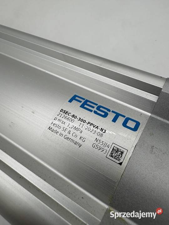 Festo 2126600 DSBC80300PPVAN3 Siłownik Warszawa sprzedam