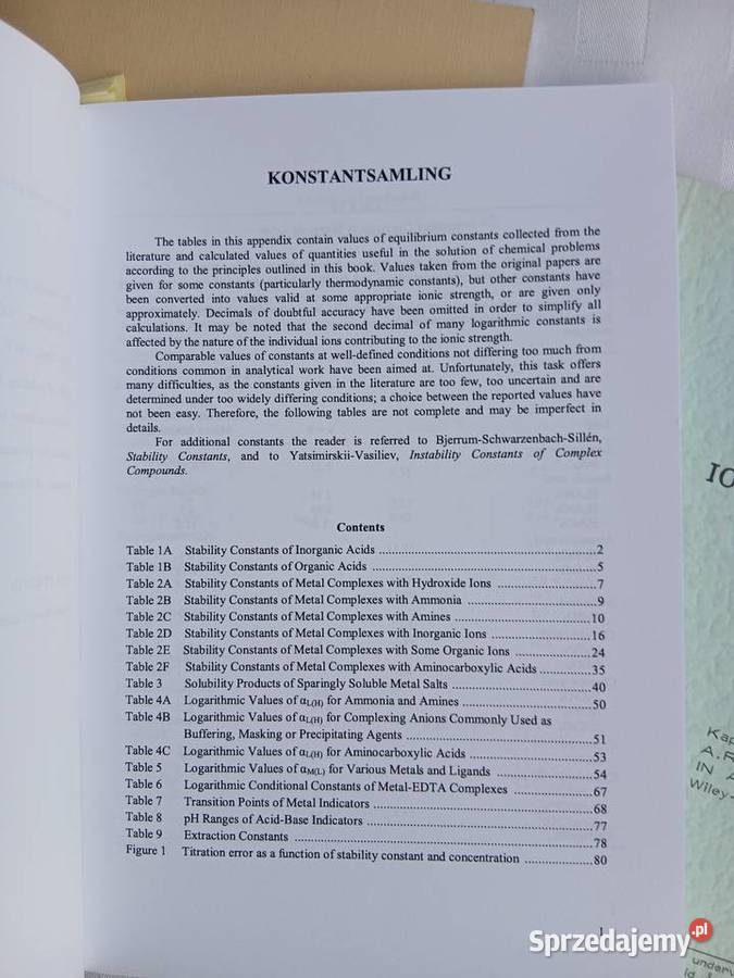 bo Akademi chemia analityczna skrypt zestaw ion Bielsko-Biała sprzedam