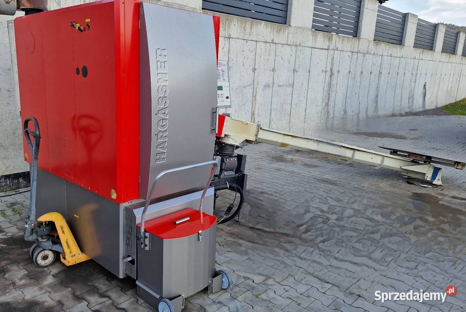 Piec Hargassner 200kw zrębka zrębki trocina Poręba Wielka sprzedam