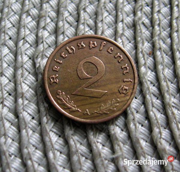 Niemcy 2 Reichspfennig 1940r A wielkopolskie Kalisz